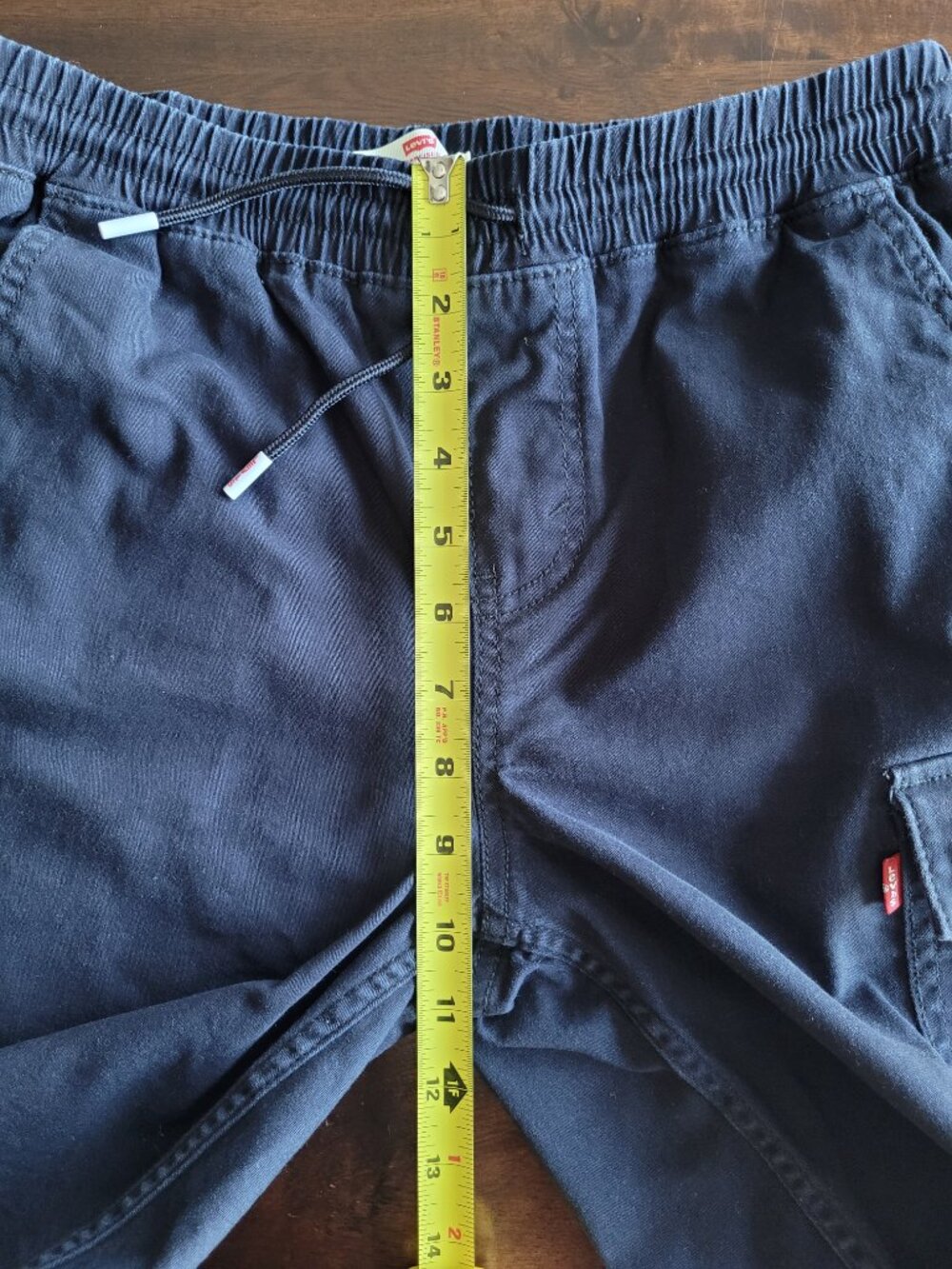 Levi's Boys Black Cargo Shorts | Size XL | Stretch Cotton - Picture 14 of 16